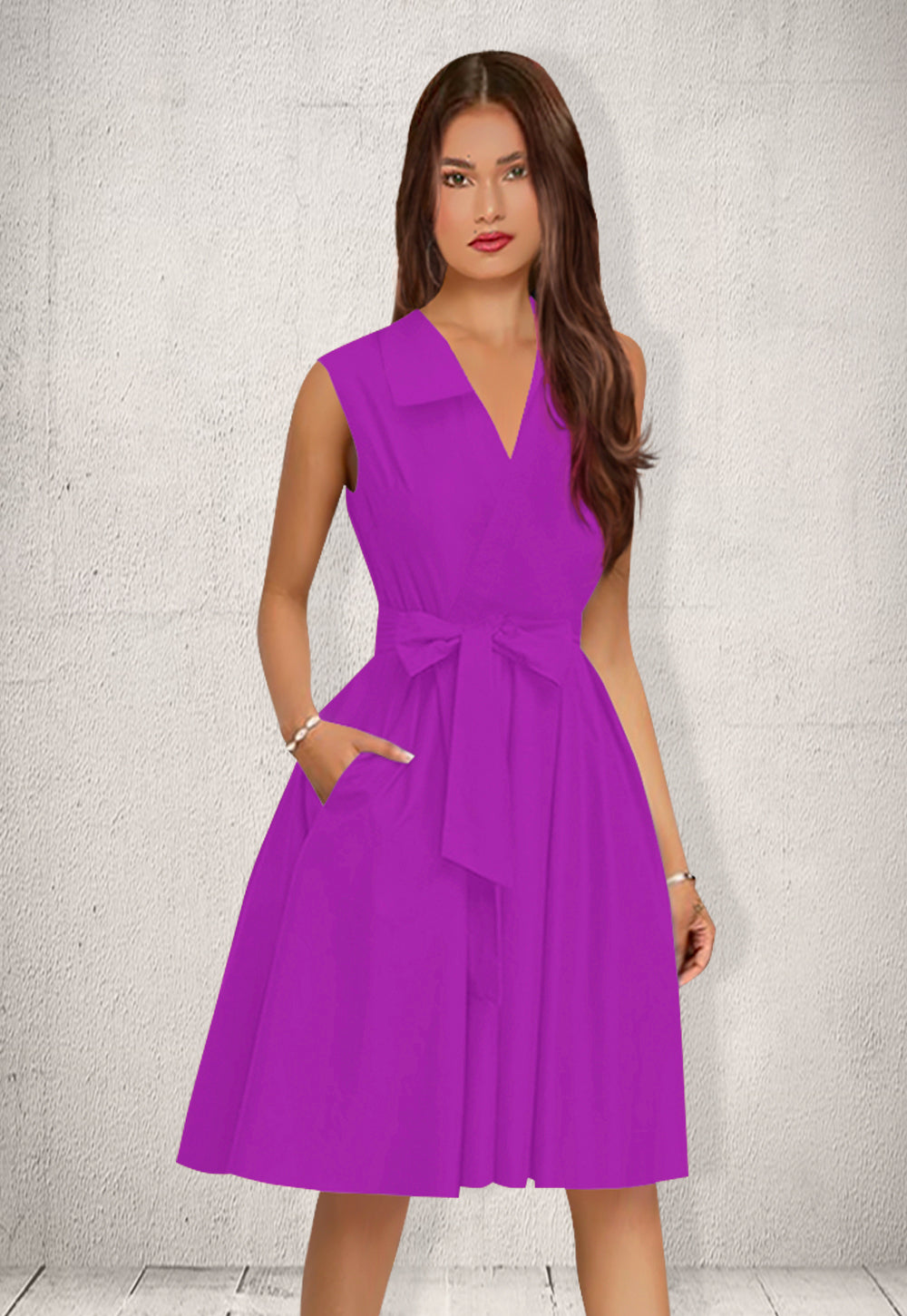 Vestido Corto Casual Maria Bela Modelo Eritrea